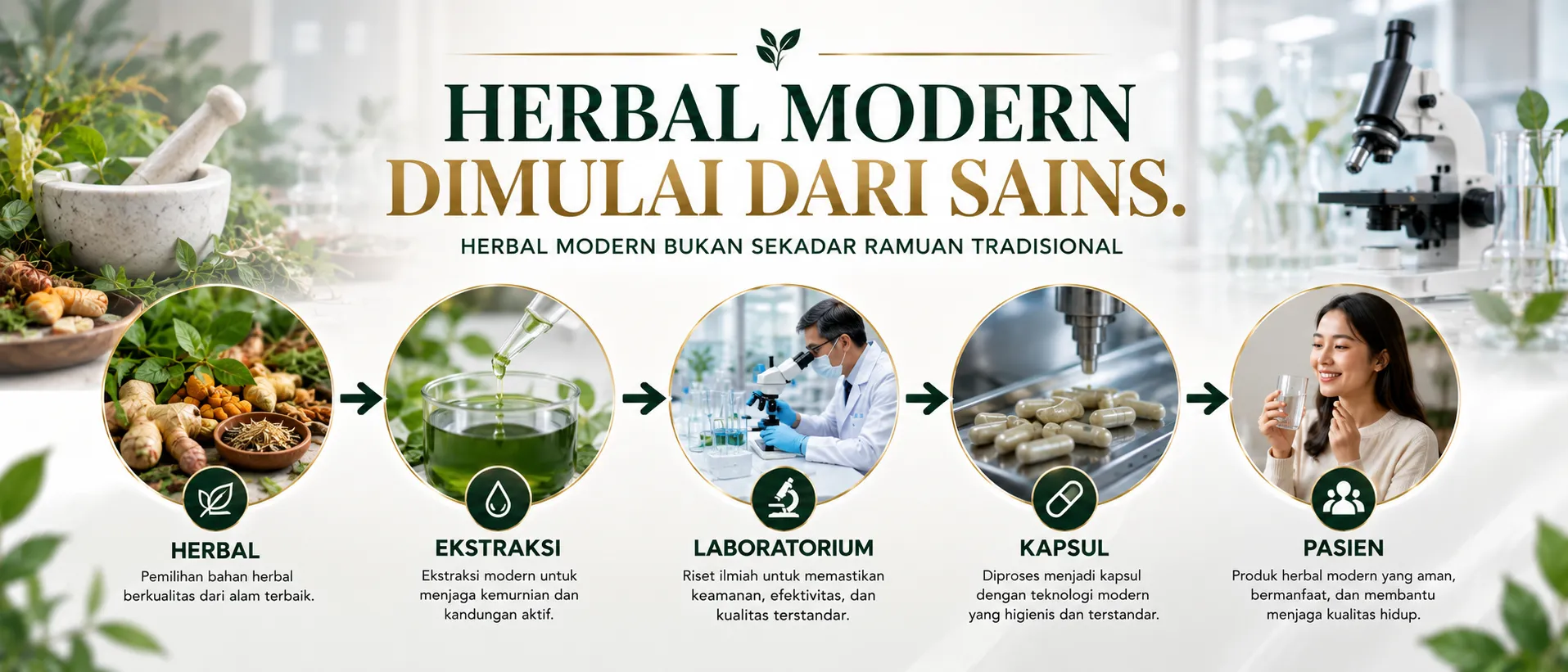 Herbal Moderen Dimuali dari Sains